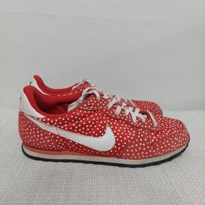 Nike Genicco‎ Red Polkadot Shoes Women's Size US 9 Rare Running 705283-610